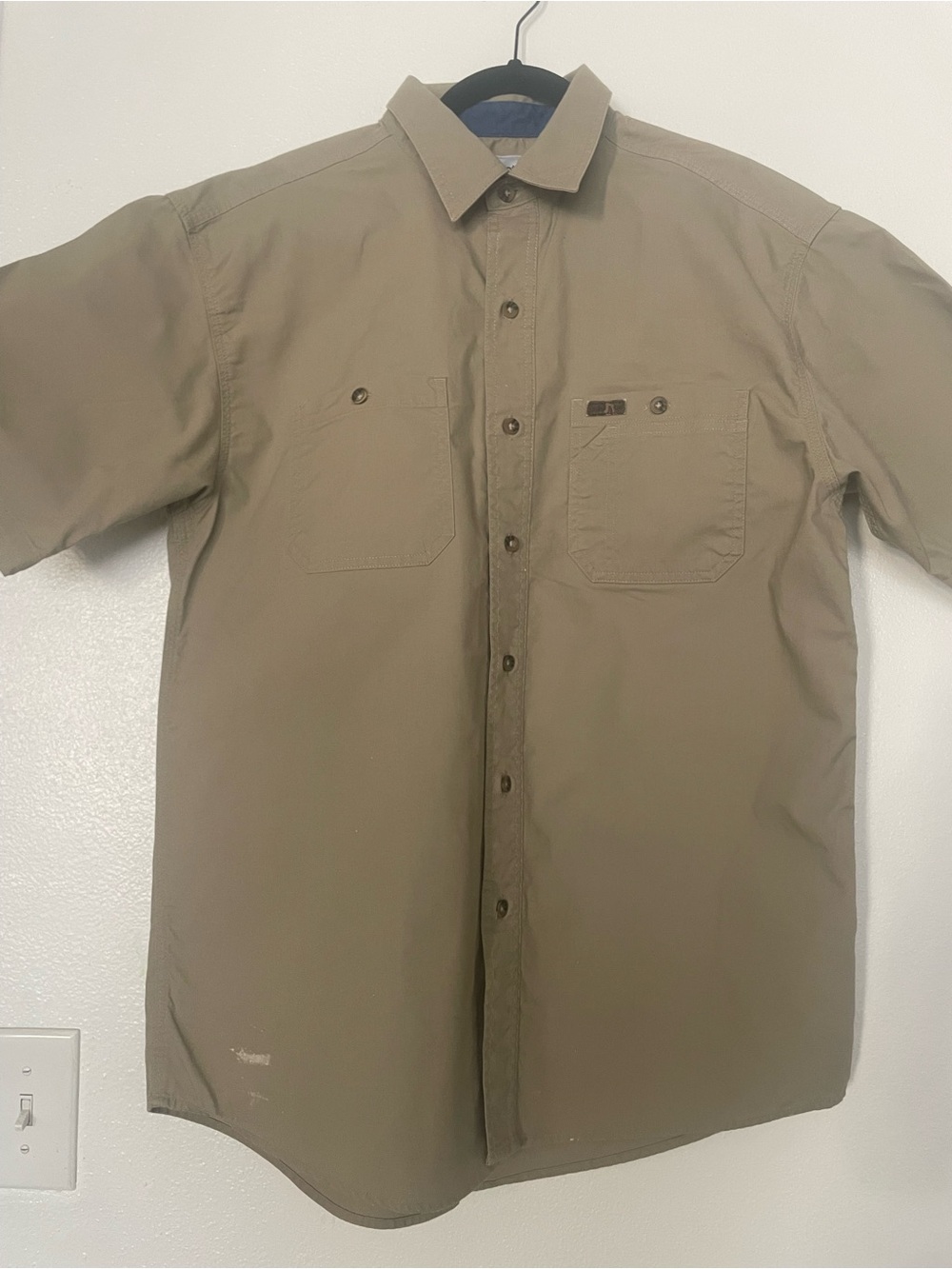 Carhartt Short-Sleeve Work Shirt in Olive